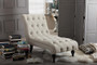 Layla Fabric Button-Tufted Chaise Lounge BBT5211-Light Beige Chaise By Baxton Studio