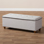 Greyish Beige Fabric Upholstered Storage Ottoman Bench BBT3156-Greyish Beige By Baxton Studio