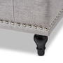 Kaylee Button-Tufted Ottoman Bench BBT3137-OTTO-Greyish Beige-H1217-14 By Baxton Studio
