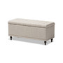 Kaylee Button-Tufted Ottoman Bench BBT3137-OTTO-Beige-H1217-3 By Baxton Studio