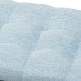 Roanoke Fabric Grid-Tufted Ottoman Bench BBT3101-OTTO-Light Blue-H1217-21 By Baxton Studio