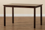 Andrew Dark Brown Dining Table Andrew Dining Table By Baxton Studio