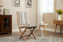 "85005" Misty Folding Chair (Pattern#2) - Black, White, Natural