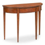 "1533024" Hampton Plantation Cherry Demilune Console Table "Special"