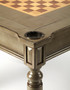 "837148" Vincent Silver Satin Multi Game Table "Special"