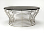 "5274025" Fleming Fossil Stone & Metal Coffee Table