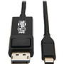 Tripp Lite Usb C To Displayport Adapter Cable Usb 3.1 Locking 4K Usb-C 6Ft "U444006DPBE"