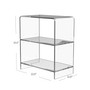 "3611335" Crystal Clear Acrylic Bookcase