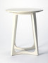 "2040288" Devin White Accent Table