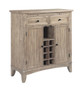 The Nook - Heathered Oak Wine Server 665-857