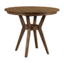 The Nook - Hewned Maple 54" Round Counter Height Dining Table Complete 664-54XCP
