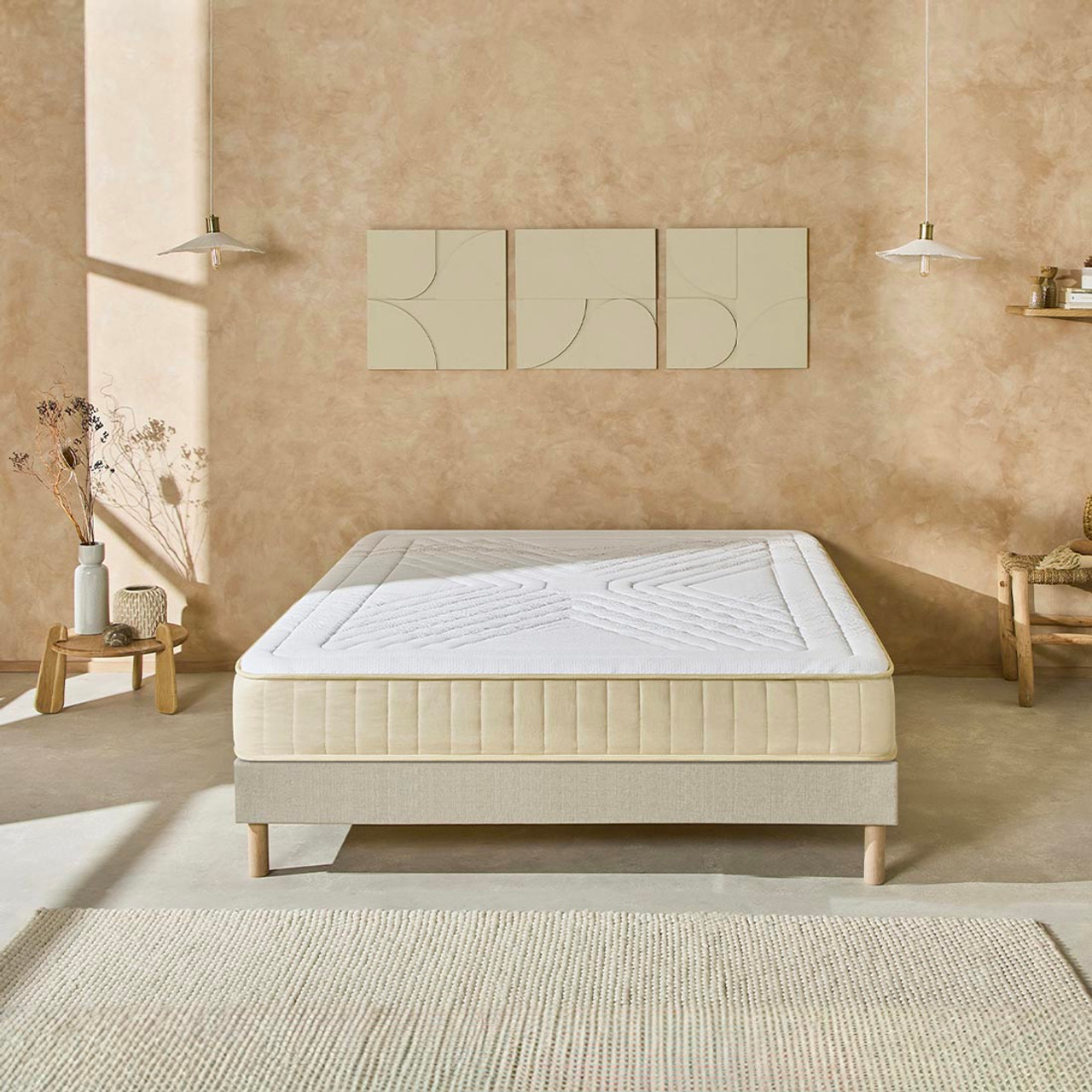 Ensemble Matelas Mémoire de forme SYMPHONIE avec sommier