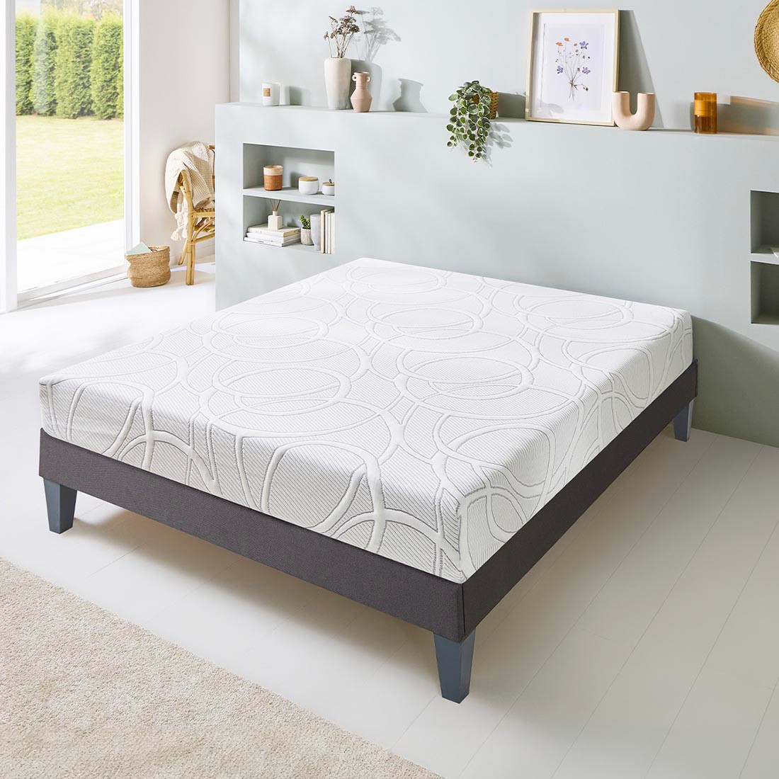 Matelas Mémoire de forme 21 cm EUPRAXIE