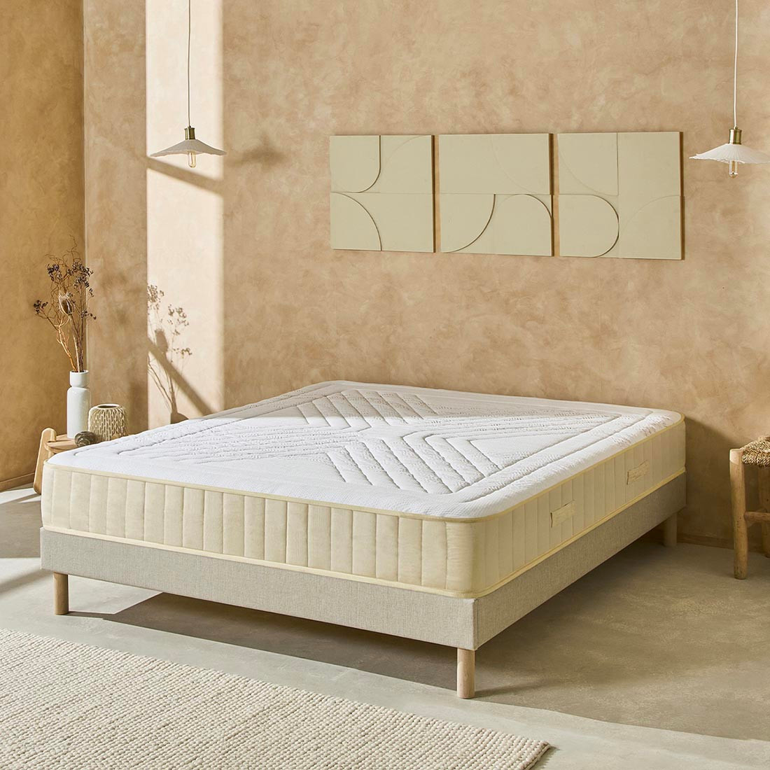 Ensemble Matelas Mémoire de forme SYMPHONIE avec sommier