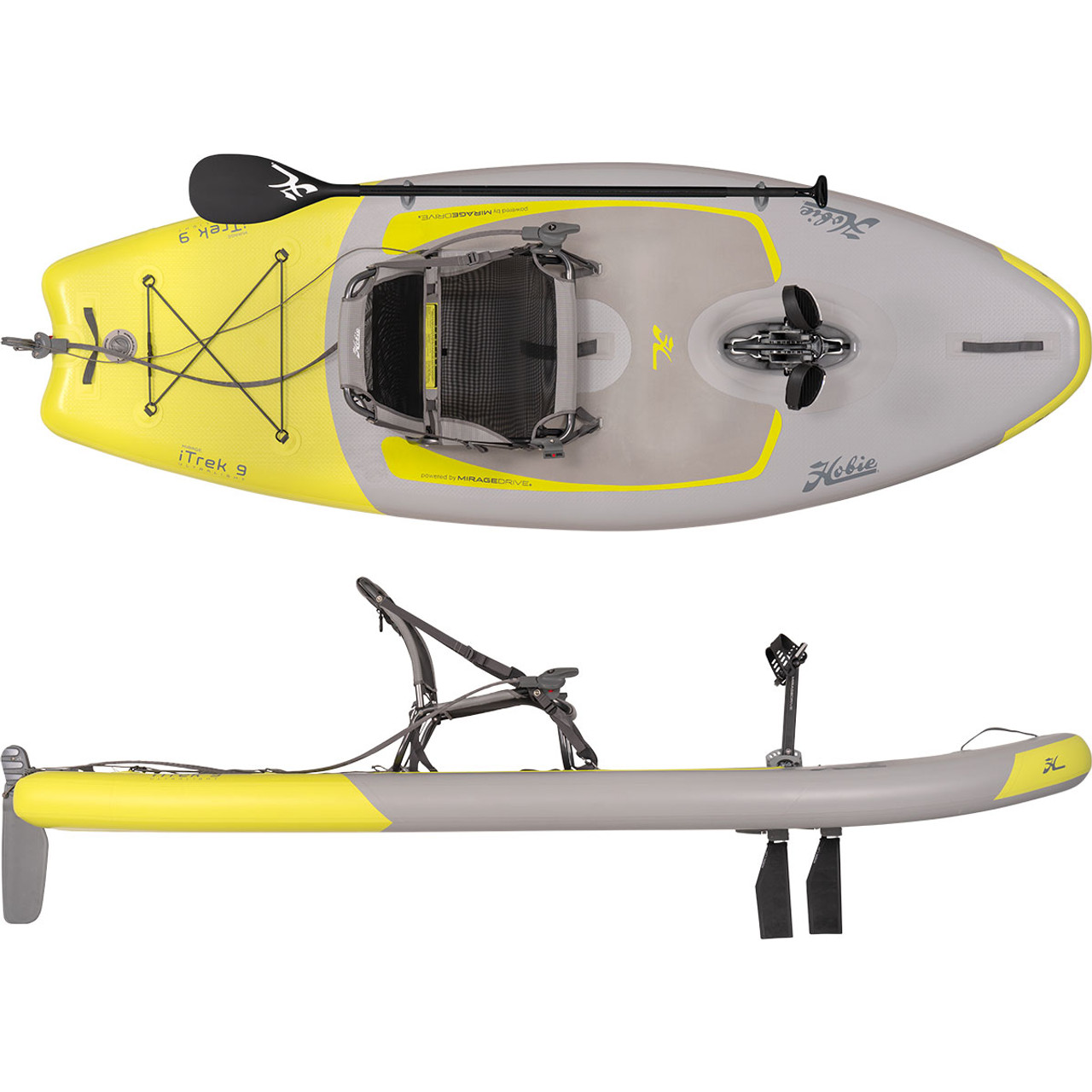 Hobie Mirage iTrek 11 Inflatable Pedal Kayak - Slate Blue