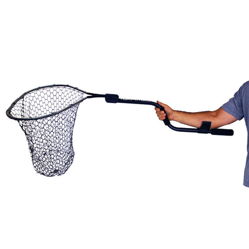 YakAttack Leverage Landing Net 20" x 21" Hoop with 46" Extension Foam Arm YakAttack Leverage Landing Net 20" x 21" Hoop with 46" Extension Foam Arm
