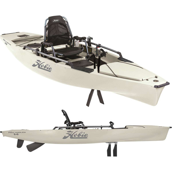 Hobie Pro Angler 14 Ivory Dune Fishing Pedal Kayak Blem 2022
