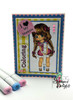 A6 photo polymer stamp set. 
Contains 9 stamps
4 x 6"/A6 set
Character is approximately 5"
You Can Sell You Hand made Creations!
 ANGEL POLICY ONLY
---------------------------------
© 2009 Stampers Delights - Designs by Janice Cullen