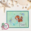 Chibi Marina Mermaid Limited Addition Clear Stamps 4X6"