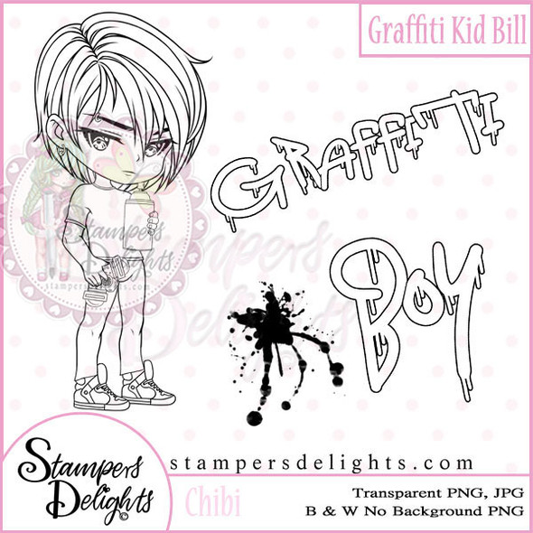 Chibi Graffiti Bill