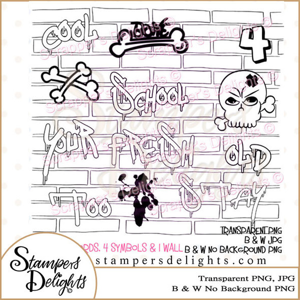 This image would be fabulous for to compliment the Graffiti Kids images.
Digital Download
5 Design
5 Sentiment Styles
114 Digital Stamps
JPG & PNG formats
300 dpi
© 2009 Stampers Delights - Designs by Janice Cullen