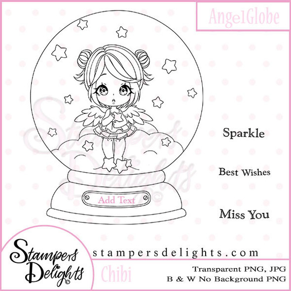 Chibi Angel Globe