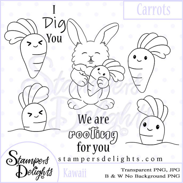 Kawaii Carrots