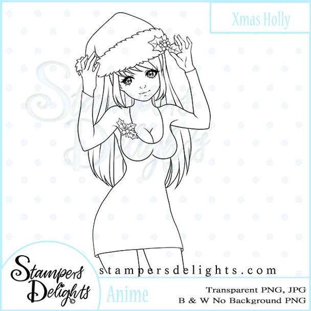 Anime Xmas Holly