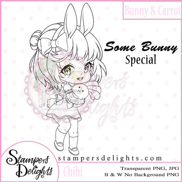 Chibi Bunny And Carrot