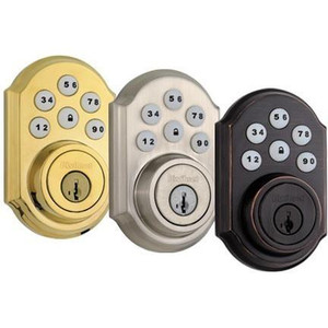 zwave deadbolt.  choose your finish