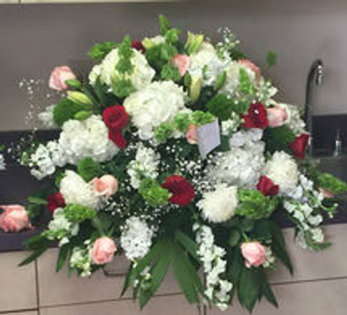 IN LOVING MEMORY CASKET SPRAY