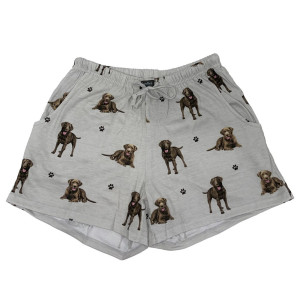Chocolate Labrador PJ Shorts Chocolate Labrador PJ Shorts