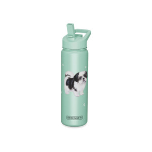 Black & White Shih Tzu Serengeti Water Bottle Black & White Shih Tzu Serengeti Water Bottle
