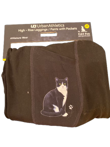 High-Rise Leggings with Pockets - Tuxedo Cat High-Rise Leggings with Pockets - Tuxedo Cat