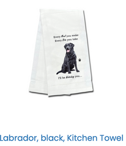 Black Labrador Kitchen Towel Black Labrador Kitchen Towel