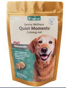 NaturVet Quiet Moments Senior Dog Calming Treat