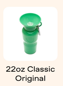22oz Classic Original Springer Water Bottle, the most popular size.
We will send either Blue or Green