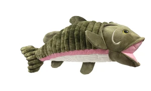 Just look at this hungry guy!
Plush, soft toy with multiple squeak and crinkle!
Tougher than your average plush with an extra durable layer underneath.
