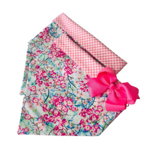 Cherry Blossoms with a bright pink Bow
Reverses to Pink gingham and Pink Bow Cherry Blossoms with a bright pink Bow
Reverses to Pink gingham and Pink Bow