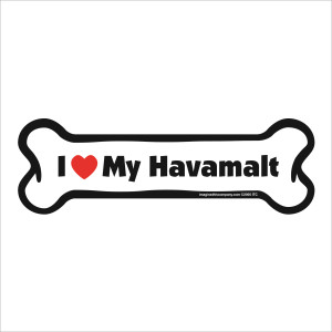 I Heart My Havamalt Bone Magnet
I Heart My Havamalt Bone Magnet