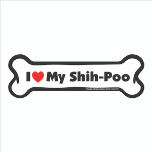 I Heart My Shih-Poo Bone Magnet I Heart My Shih-Poo Bone Magnet