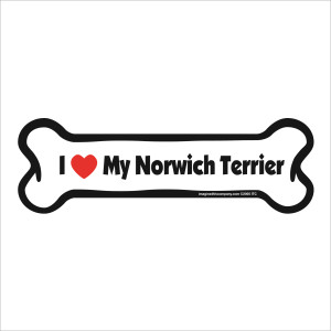 Norwich Terrier Bone Magnet Norwich Terrier Bone Magnet