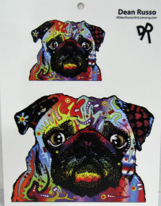 Pug Sticker - 2 Pack Pug Sticker - 2 Pack