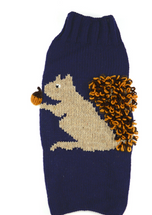 Fair Trade Sweaters For Dogs-Squirrel, Dino, Flowers