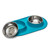 Double Silicone Feeder with Stainless Bowls - Blue XL