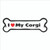 I Heart My Corgi Bone Magnet I Heart My Corgi Bone Magnet