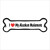 I Heart My Alaskan Malamute Bone Magnet I Heart My Alaskan Malamute Bone Magnet