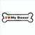 I Heart My Boxer Bone Magnet
