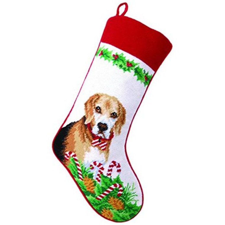 Beagle Christmas Stocking 
