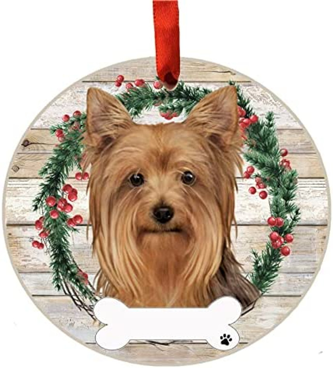 Yorkshire Terrier (Yorkie) Ceramic Ornament